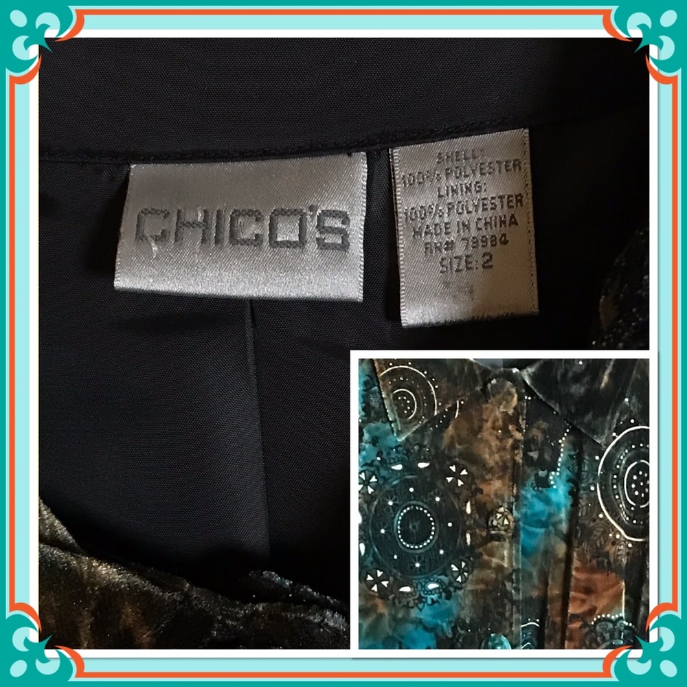 Chico’s button up jacket - Picture 4 of 10
